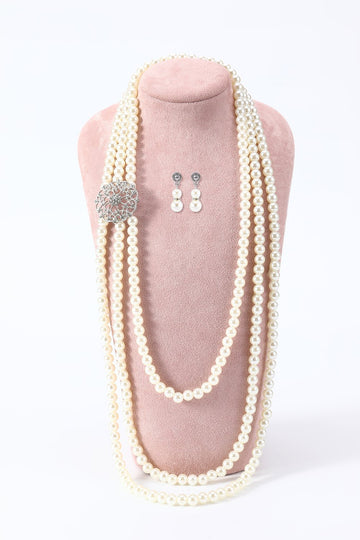 White Pearl 1920s Ensemble d’accessoires